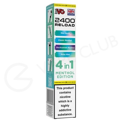 Menthol Edition IVG 2400 Prefilled Pods