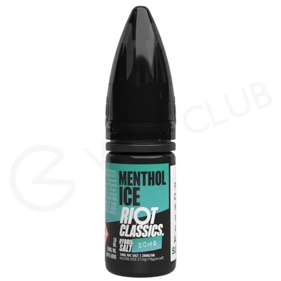 Menthol Ice Hybrid Salt E-Liquid by Riot Squad