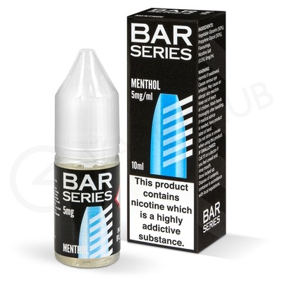 Menthol Nic Salt E-Liquid by Bar Series