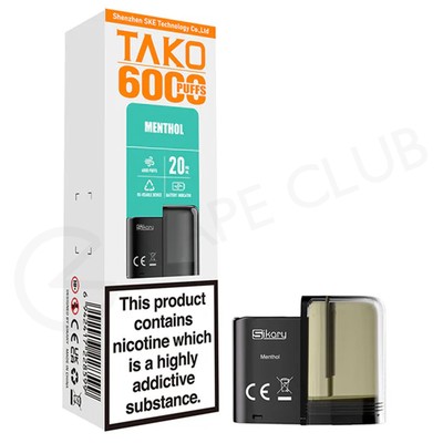 Menthol Sikary Tako SP6000 Refill Pack