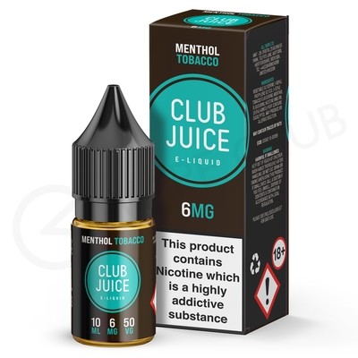 Menthol Tobacco E-Liquid by Club Juice 50/50