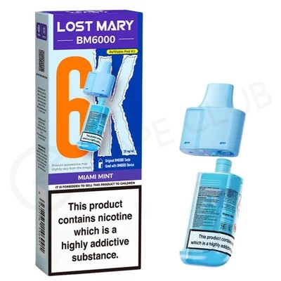 Miami Mint Lost Vape BM6000 Refill Pack