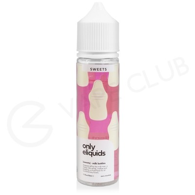 Milk Bottles Shortfill E-Liquid by Only Eliquids Sweets 50ml