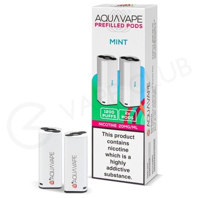 Mint Aquavape 2in1 Prefilled Pods