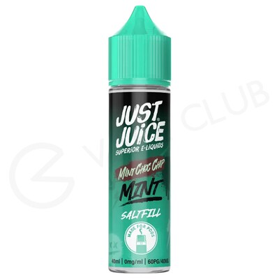 Mint Choc Chip Saltfill E-Liquid by Just Juice Menthol 40ml