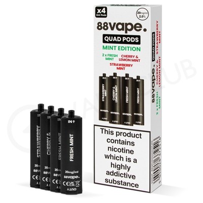 Mint Edition 88Vape Quad Prefilled Pods