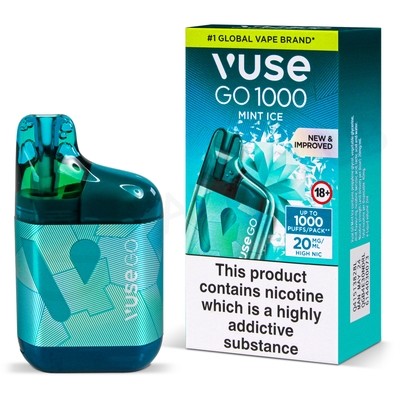 Mint Ice Vuse Go 1000 Box Disposable Vape