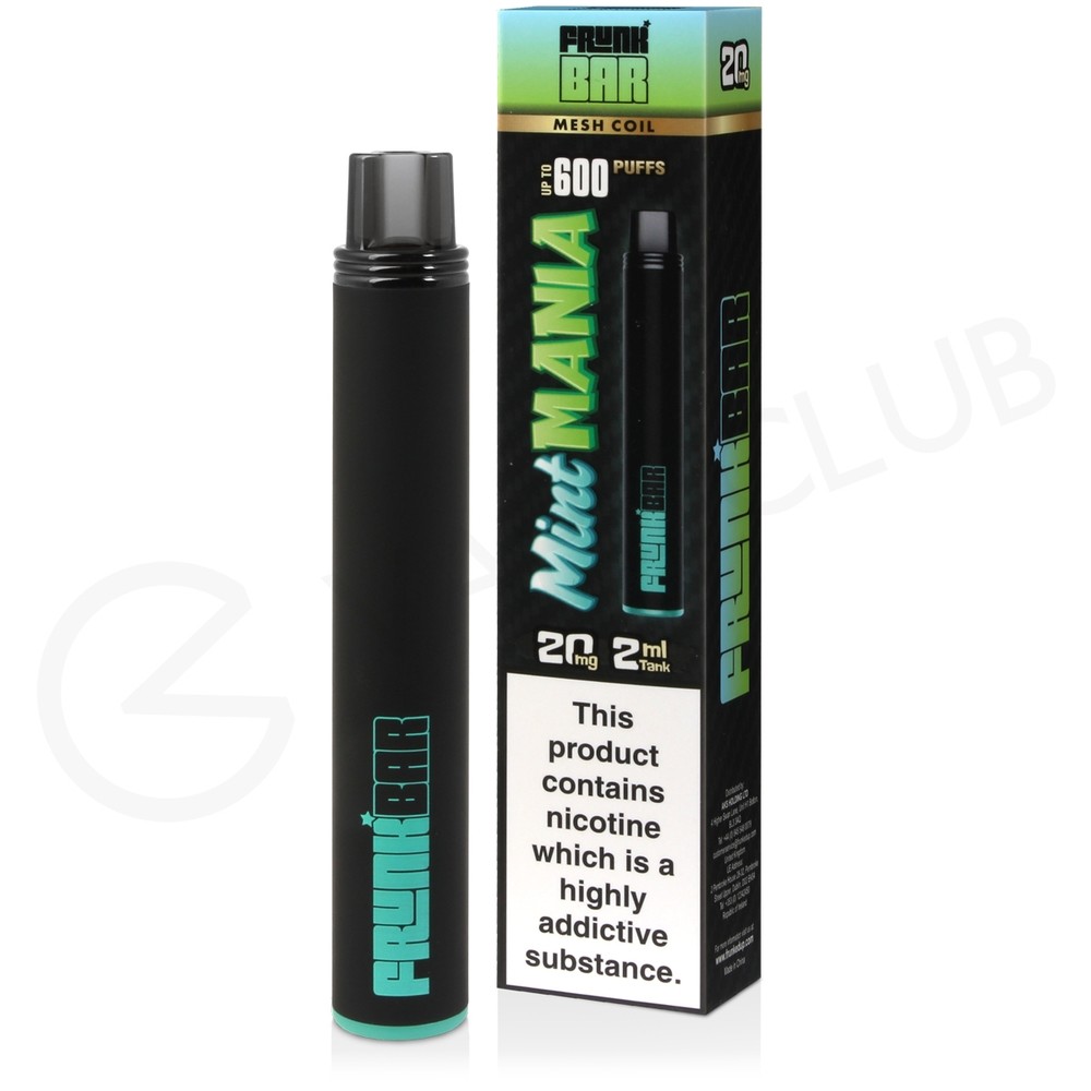 Mint Mania Frunk Bar Mesh Disposable Vape
