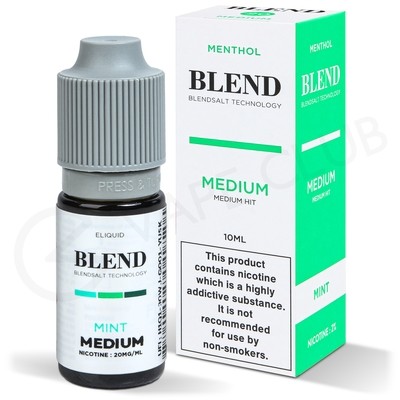 Mint Medium Nic Salt E-Liquid by Blend