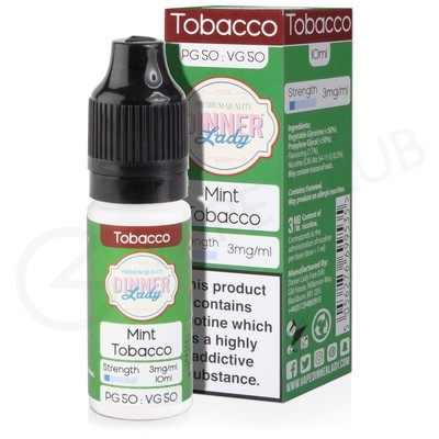 Mint Tobacco E-Liquid by Dinner Lady 50/50