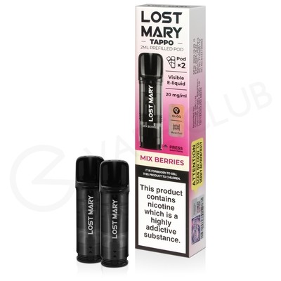 Mix Berries Lost Mary Tappo Prefilled Pod