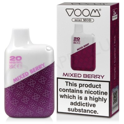 Mix Berry Voom Mini Mod Disposable Vape