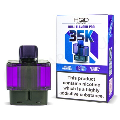 Mixed Berries & Cherry Berry HQD Glow Air 35K Refill Pods