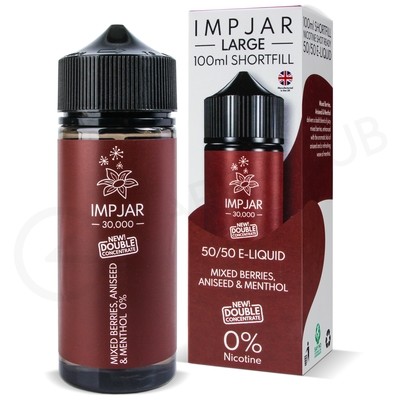 Mixed Berries Aniseed & Menthol Shortfill E-Liquid by Imp Jar Large 100ml