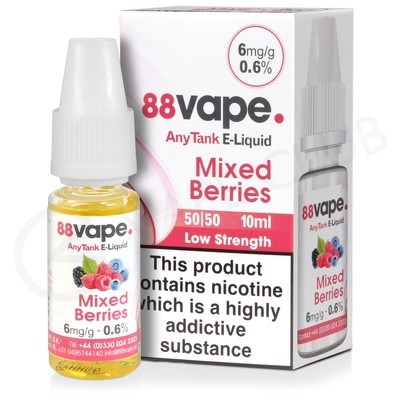 Mixed Berries E-Liquid by 88Vape Any Tank