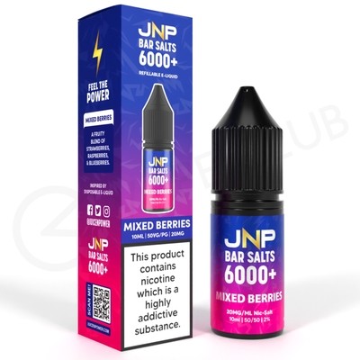 Mixed Berries E-Liquid by JNP Bar Salts 6000+