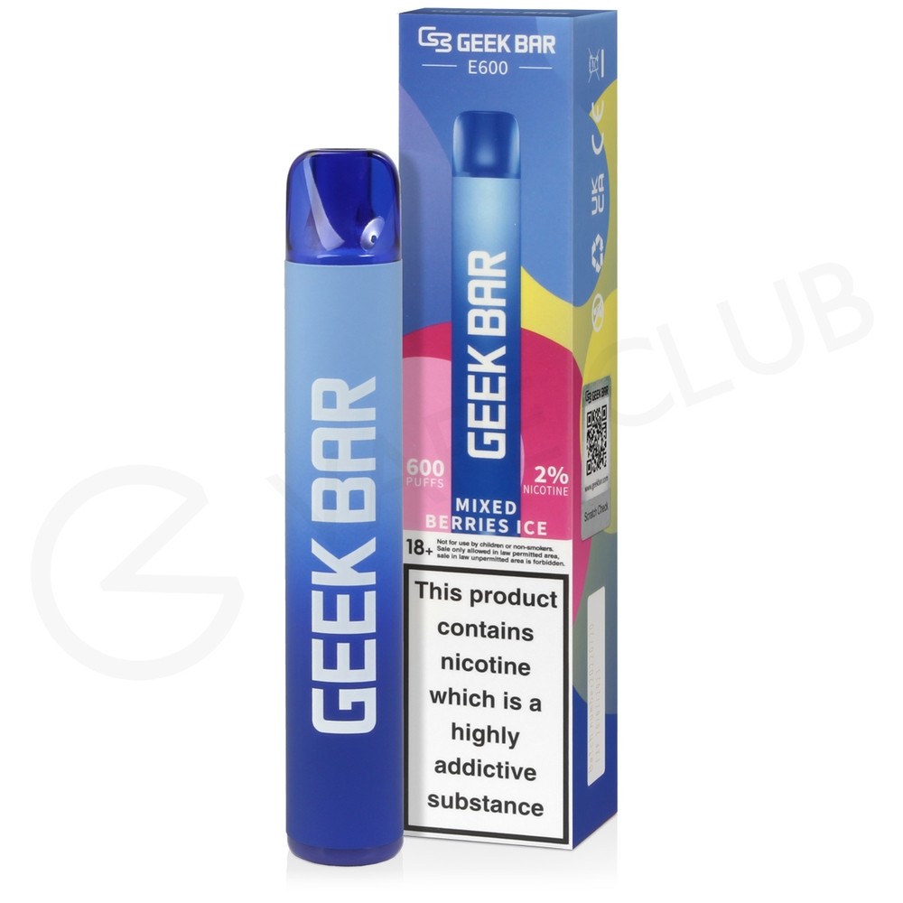 Mixed Berries Ice Geek Bar E600 Disposable Vape
