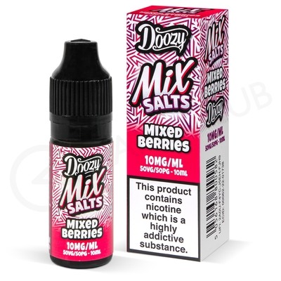 Mixed Berries Nic Salt E-Liquid by Doozy Mix Salts