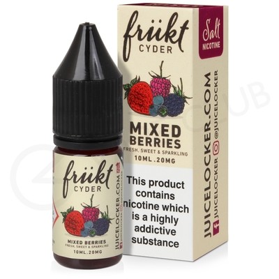 Mixed Berries Nic Salt E-Liquid by Frukt Cyder