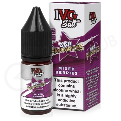 Mixed Berries Nic Salt E-Liquid by IVG Bar Salt Favourites