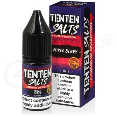 Mixed Berries Nic Salt E-Liquid by TenTen