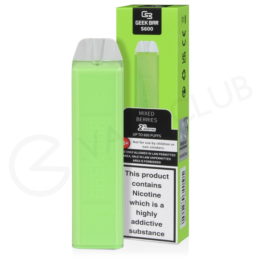 Mixed Berries S600 Geek Bar Disposable Vape