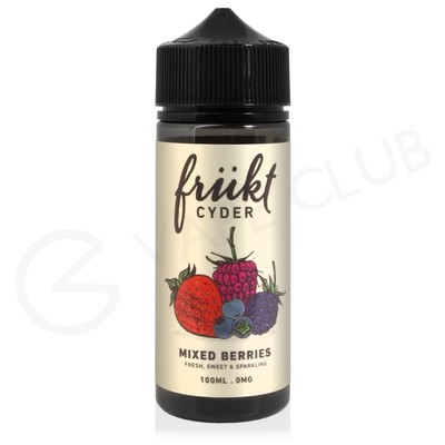 Mixed Berries Shortfill E-Liquid by Frukt Cyder 100ml