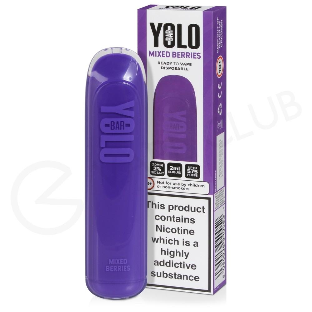Mixed Berries Yolo Bar Disposable Vape