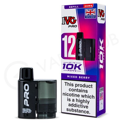 Mixed Berry IVG Pro 12 Refill Pack