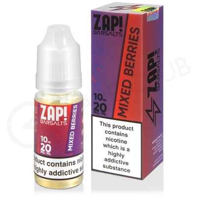 Mixed Berry Nic Salt E-Liquid by Zap Bar Salts