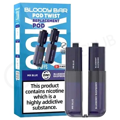 Mr Blue & Blueberry Raspberry Bloody Bar Ultra Twist 20K Refill Pack