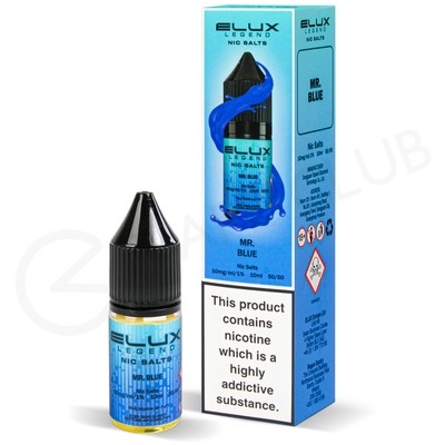 Mr Blue Nic Salt by Elux Legend