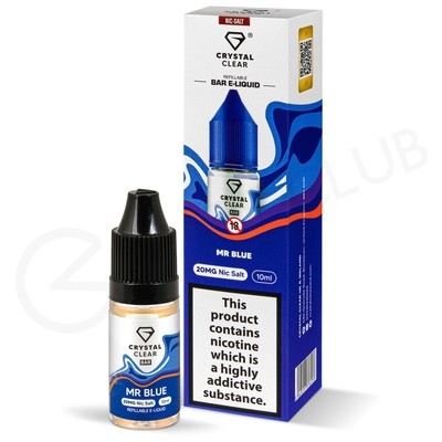 Mr Blue Nic Salt E-Liquid by Crystal Clear