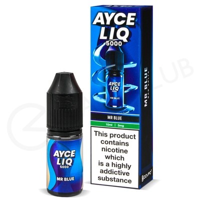 Mr Blue Nic Salt E-Liquid by Dovpo Ayce Liq 5000