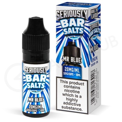 Mr Blue Nic Salt E-Liquid by Seriously Bar Salts