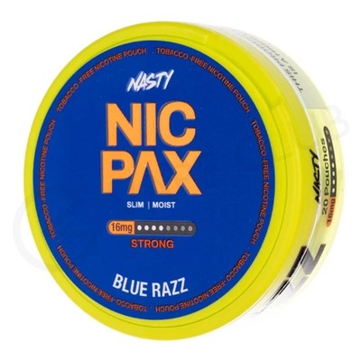 Nasty Pax Blue Razz Nicotine Pouches