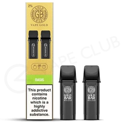 Oasis Gold Bar Reload Prefilled Pod