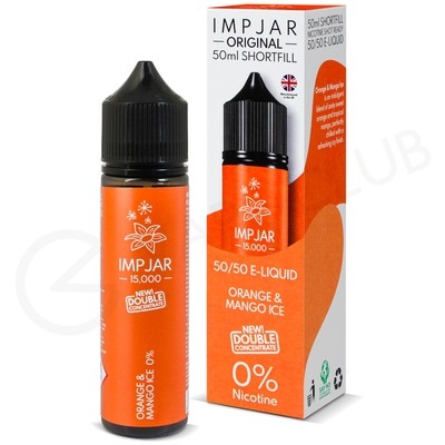 Orange & Mango Ice Shortfill E-liquid by Imp Jar 50ml