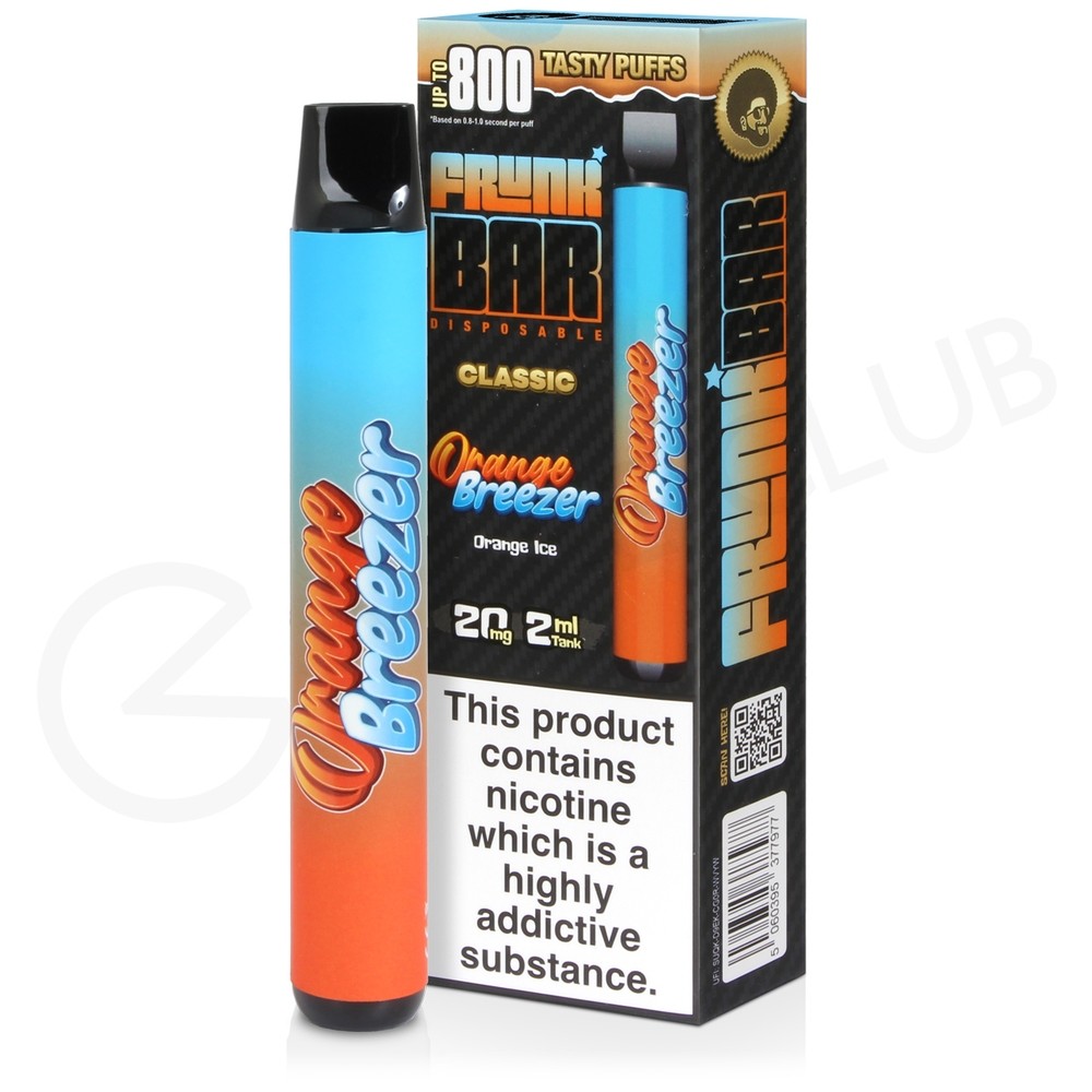 Orange Breezer Frunk Bar Disposable Vape