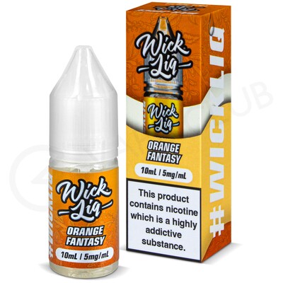 Orange Fantasy Nic Salt E-Liquid by Wick Liq Bar Juice