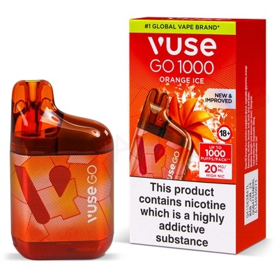 Orange Ice Vuse Go 1000 Box Disposable Vape