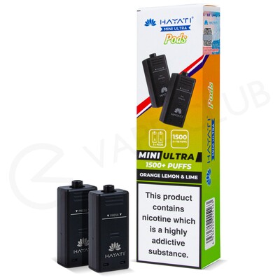 Orange Lemon & Lime Hayati Mini Ultra Prefilled Pods
