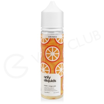 Orange Soda Shortfill E-Liquid by Only Eliquids Drinks 50ml