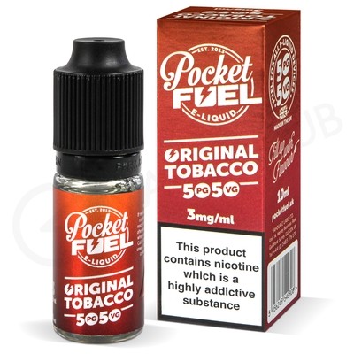 Original Tobacco E-Liquid by Pocket Fuel 50/50