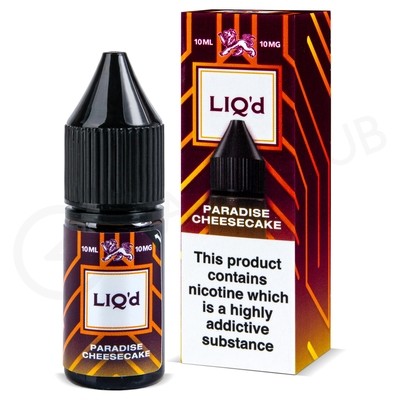 Paradise Cheesecake Nic Salt E-Liquid by Liq'd