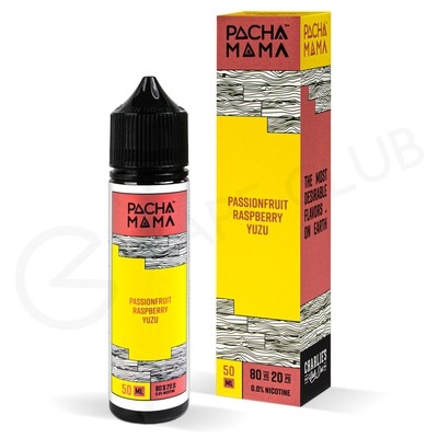 Passion Fruit, Raspberry & Yuzu Shortfill E-Liquid by Pacha Mama 50ml