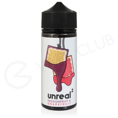 Passionfruit & Grapefruit Shortfill E-Liquid by Unreal 2 100ml