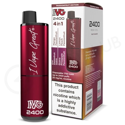 Passionfruit Edition IVG 2400 Disposable Vape