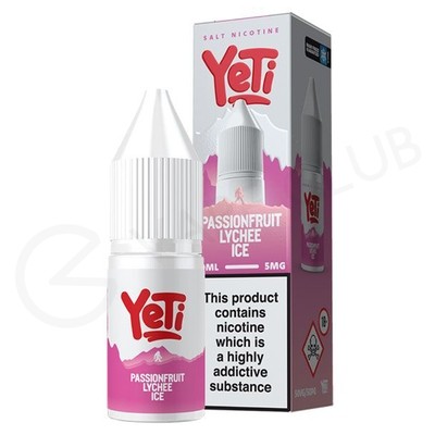 Passionfruit Lychee Ice Nic Salt E-Liquid by Yeti Summit Series