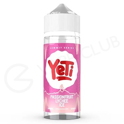 Passionfruit Lychee Ice Shortfill E-Liquid by Yeti Summit Series 100ml
